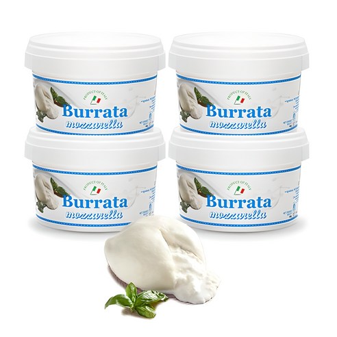 보라티알 유로포멜라 냉동 부라타치즈 컵 100g x 4개