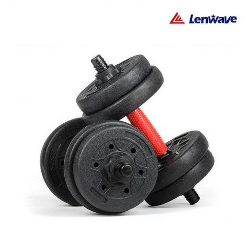 런웨이브 아령 바벨 헬스용품 10kg 15kg 20kg, 1개, 더블리프팅아령 10kg