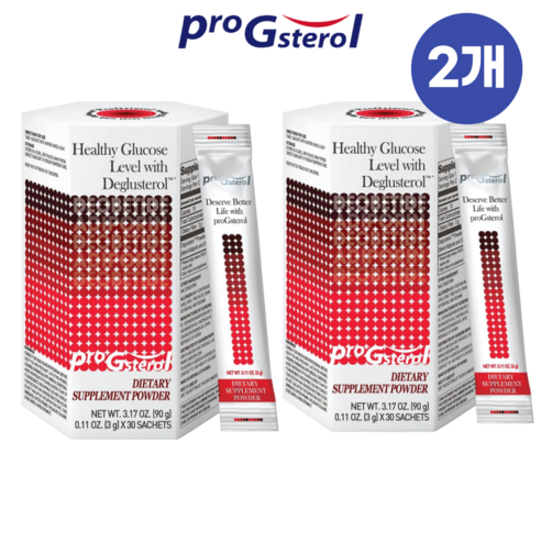 케어젠 프로지스테롤 디글루스테롤 ProGsterol Deglusterol 30포 2개, 90g