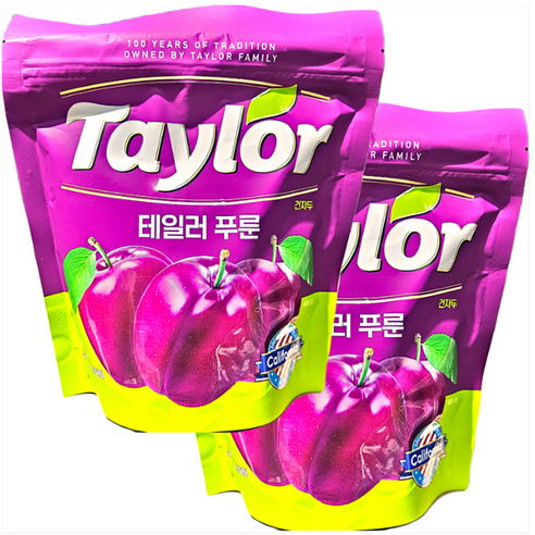 테일러 푸룬 건자두 말린자두 450GX2입, 1박스
