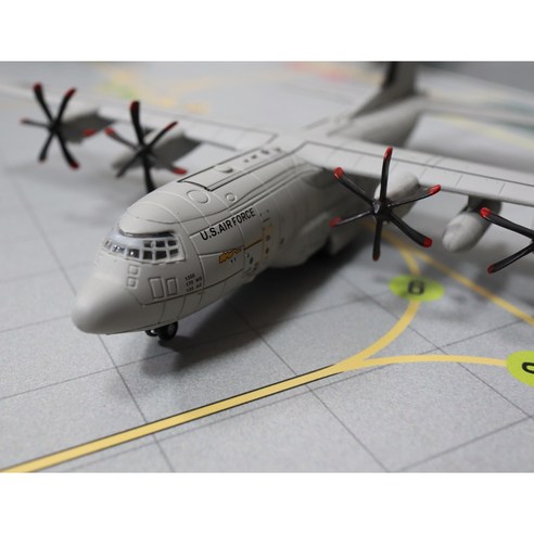 전투기 모형 다이캐스트 금속 장식용 완제품 1:100, 전투기 C-130