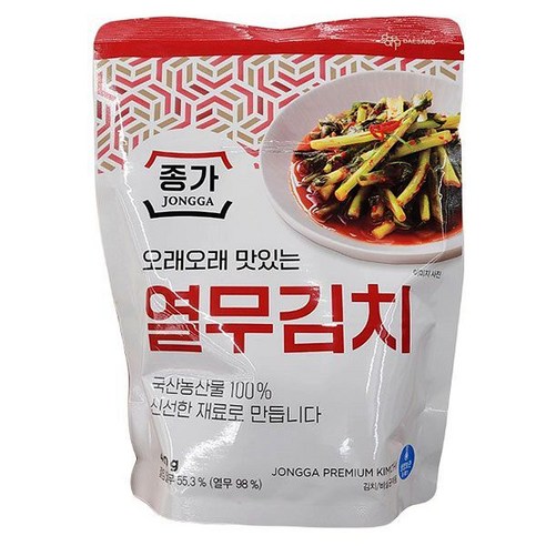 종가집 종가집 열무 김치 400g x 1개, 아이스보냉백포장 Best Top5