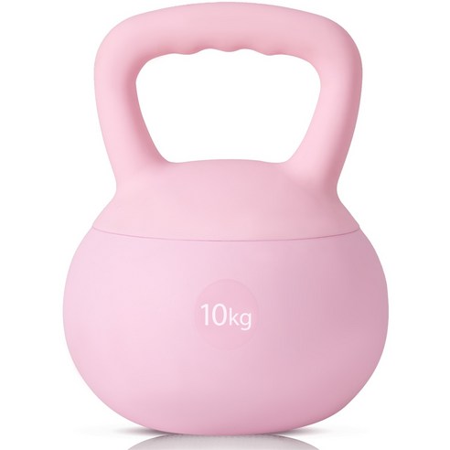 말랑말랑 소프트 PVC 케틀벨 아령, 1개, 10kg, pink