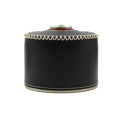 가스 탱크 케이스 보호대 충격 방지 충돌 방지 가스 저장 탱크 보호대, 블랙 7.2x10.3cm, {"사이즈":"옵션"}, {"수건소재":"PU 가죽"}