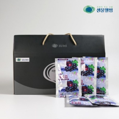 샘물웰빙 포도즙100ml 고랭지포도착즙 포도원액 *두박스60팩*, 포도즙 100ml 150팩, 2팩