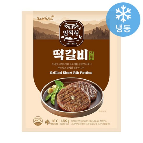 삼양 임꺽정 떡갈비 1200g, 1.2kg, 1개