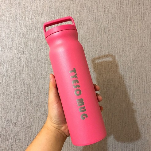 GU 휴대용 예술적 대용량 스테인리스 보온병 컵 여성 학생 간단한 컵 남성 단색 커플 컵, 색깔15, {"크기":"하나"}
