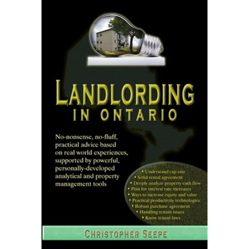 (영문도서) Landlording in Ontario Paperback, Aztech Realty Inc., English, 9780995921511