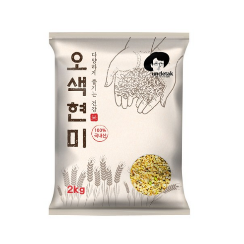 엉클탁 오색현미, 2kg, 1개 
쌀/잡곡