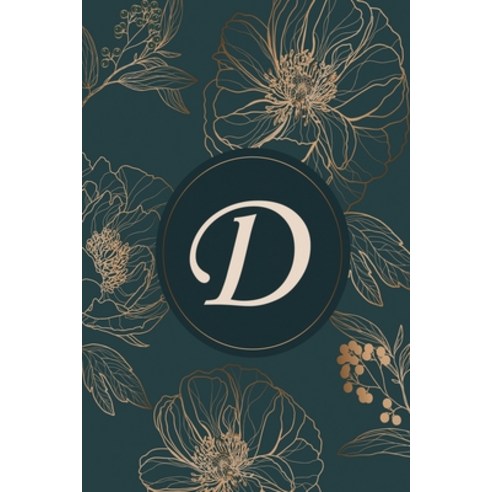 D: Initial Monogram Notebook Monogram Journal Initial Notepad 100 Pages Paperback, Isabella Hart, English, 9781034169093