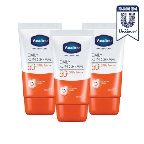 촉촉한 피부를 위한 필수템, 바세린 데일리 선크림으로 빈틈없는 자외선 차단 완성! 바세린선크림