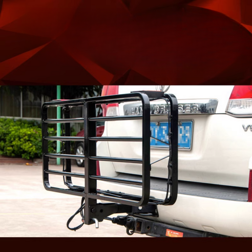 견인 후방 접이식 마운트 수화물 리어 히치바스켓, (재고 있음) 유럽 스타일 7핀 플러그 접이식 바구니( 캐리어/트레일러