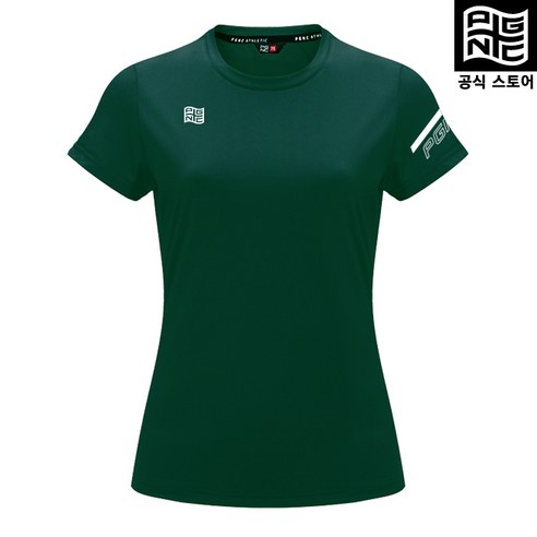 파라오볼링티셔츠 데일리 여성 스포츠 기능성 반팔 라운드 티셔츠