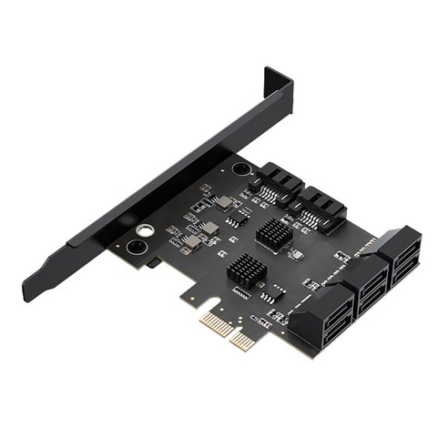 노 브랜드 8 포트 SATA 6Gbps-PCI 표현하다 컨트롤러 카드 SATA3.0 PCIe 하드 드라이브 변환기 확장 어댑터 보드 PC A, 확장 카드