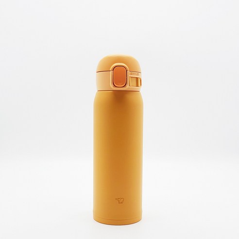 조지루시 심리스 보온보냉 원터치 텀블러, 오렌지(DA), 480ml