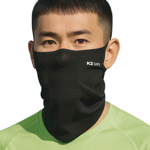 얼굴과 목 주변 자외선 노출을 줄이고 작업 중 먼지·바람 부담을 낮추는 쿨핏 마스크입니다. - 1