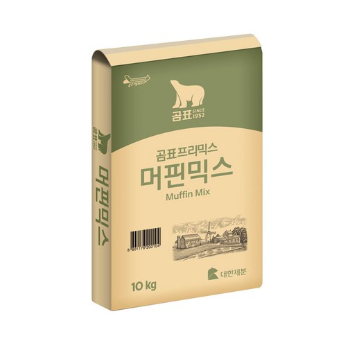 곰표 머핀믹스 10kg 품질과 풍미를 담은 대용량 머핀믹스!