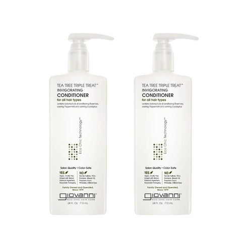 지오바니 티 트리 트리플 트리트 활력 컨디셔너, 710ml, 2개