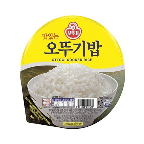 오뚜기 맛있는 오뚜기밥, 210g, 36개