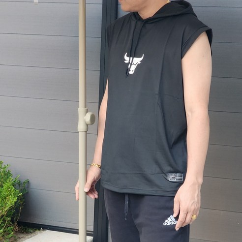 여름철 필수 아이템, 블랙초코 후드나시 농구티셔츠