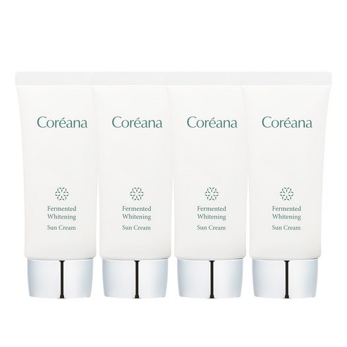 코리아나 발효 화이트닝 선크림, 4개, 50ml
