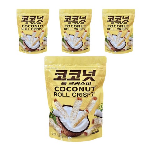 코코넛 크래커 크리스피롤 91g x 6봉, 1개, 546g