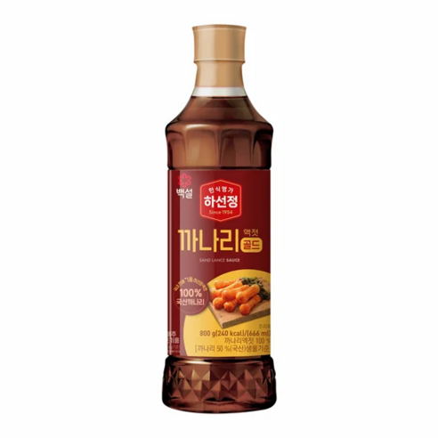 '(2개묶음)하선정까나리액젓800g 액젖 DHS-32004 액젖 멸치액젓 하선정 액젓 까나리액젓, 800g, 2개' 최저가 검색 ...