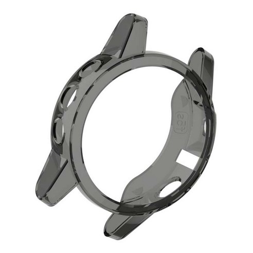 Garmin Fenix 5S 용 스마트 시계 화면 케이스 커버 실리콘 보호대, 블랙, {"사이즈":"44.6mm"}, {"수건소재":"실리콘"}