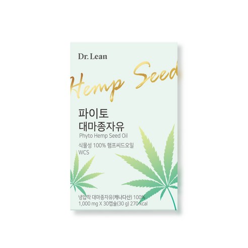 닥터린 파이토 대마종자유, 30정, 3개