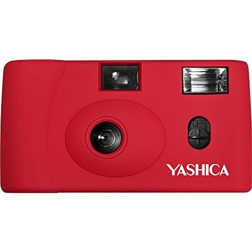 야시카 400필름 카메라를 탑재한 mf-1 카메라 레드
