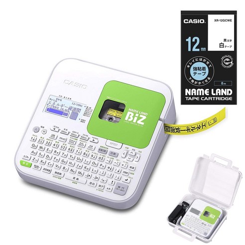 카시오 흑백 라벨 라이터 네임 랜드 BIZ 스마트 모델 KL-G2 테이프 부착 세트 KL-FR3 (3.5mm-24mm 폭) - 포장데코스티커 | 쿠팡