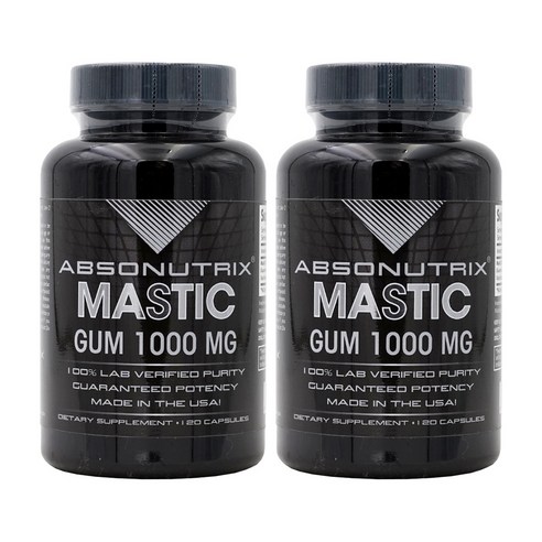 앱소뉴트릭스 매스틱검 1000mg 120캡슐 2병, 120개, 2개