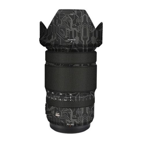 Mebont 카메라 렌즈 스킨 Fujifilm GF 45-100mm 스크래치 방지 보호 더 많은 옵션 색상, 14 Circuit Line Gold