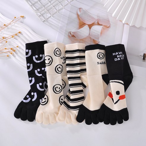 발끝에서 시작하는 특별한 변화, 프리미엄 여성 발가락 양말 세트