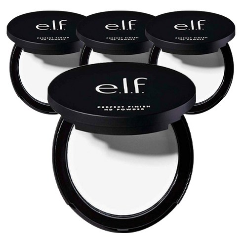 elf 퍼펙트 피니시 HD 파우더, Clear, 4개