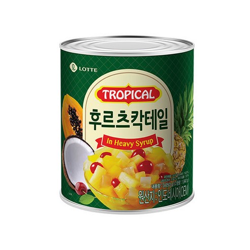 롯데 후르츠 칵테일 850gx12캔 1박스, 850g, 12개
