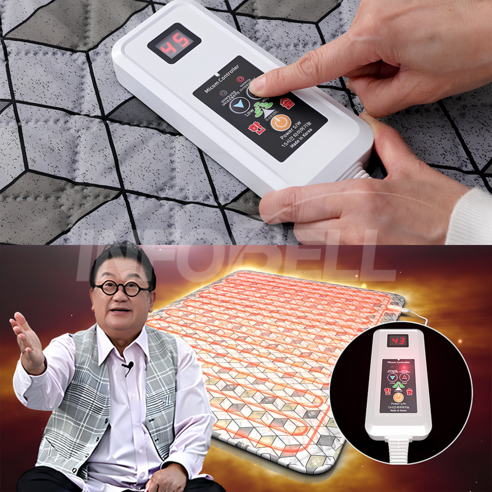 한솔 그래핀 온열 숙면 매트 – 2025년 버전, 슈퍼싱글(110 x 200 cm), 명품 카본 매트 소파전기방석