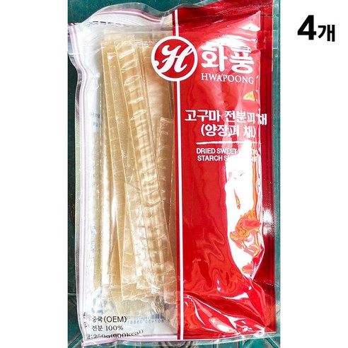 화풍 양장피채 250g 중식 요리 재료 식당 업소용 업소, 1개 엠푸드양장피(분피250g실온)