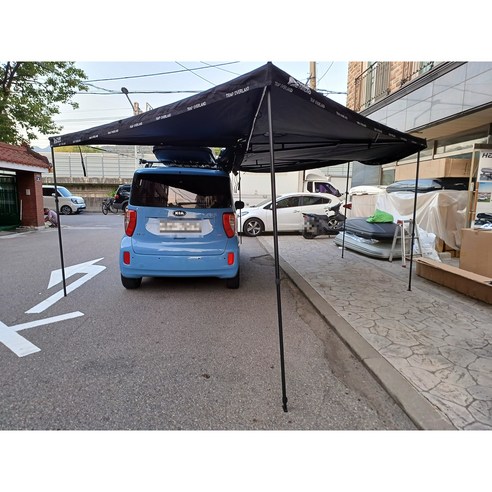 넓고 시원한 그늘, 완벽한 차박 캠핑