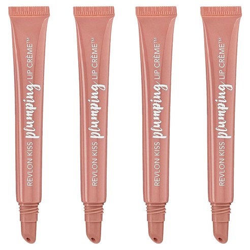 레브론 Revlon 키스 플럼핑 립 크림 7.1g, 505 Apricot Silk, 4개