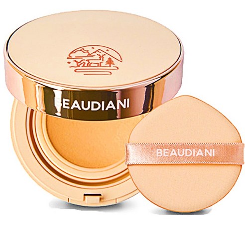 뷰디아니 승무원팩트 면세점 커버력좋은 모공 승무원 고체 물광 광채 파데 커버 쿠션 팩트 파운데이션 묻어나지 않는 커버력좋은 쿠션팩트 쿠션파데 메쉬쿠션 12g, [본품] 내추럴데일리 1호+2호, 1세트