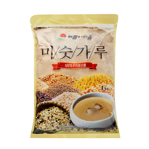 국산재료 100% 하조대농협 미숫가루 1kg 고소한 건강재료 간단히 한잔으로 아침이 든든, 1개