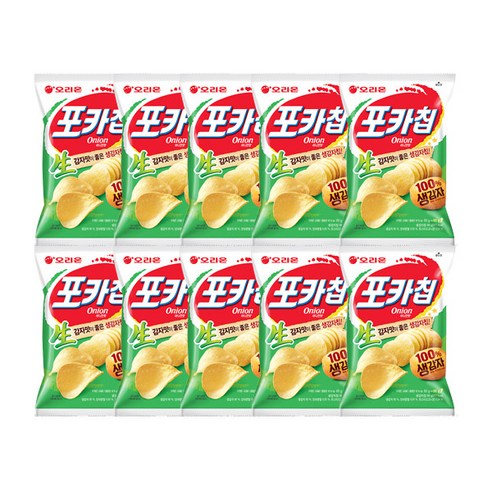 오리온 MINI 포카칩 어니언, 30g,10개, 30g, 10개