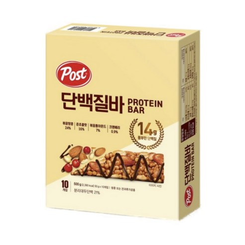 포스트 단백질바, 50g, 40개