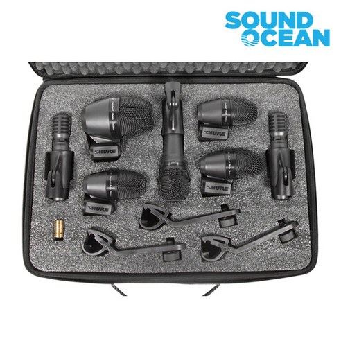 슈어 SHURE 드럼 마이크 세트, PGADRUMKIT7