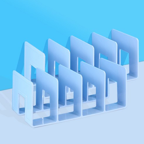 BMYX 4단 M형 책꽂이 2P, 블루