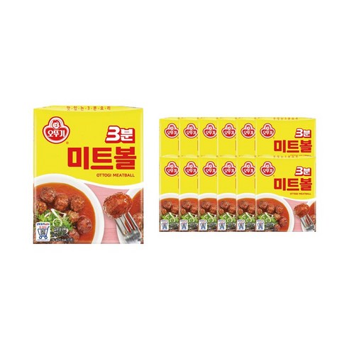 <올따옴> 오뚜기 3분 미트볼 150g 13개, 1세트