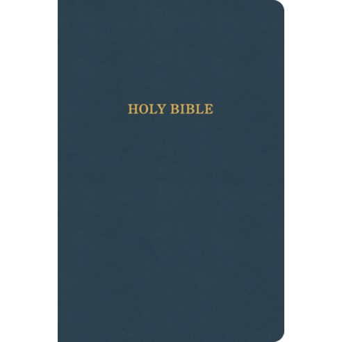 (영문도서) KJV Large Print Thinline Bible Value Edition Slate Leathertouch Imitation Leather, Holman Bibles, English, 9781087785790
