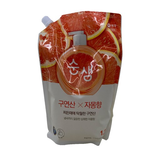 순샘 구연산X자몽향 1.2L 리필 1개