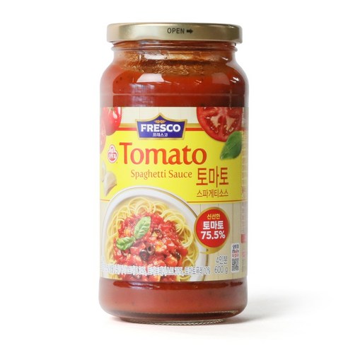 오뚜기 스파게티소스(토마토) 600g, 1개 
장/소스/드레싱/식초
